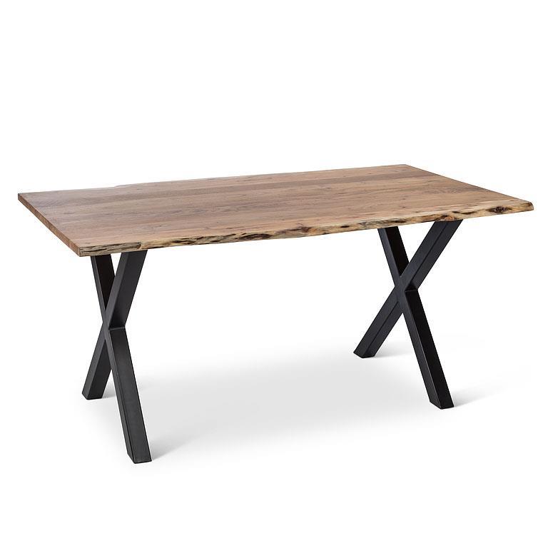 Live Edge XBase Dining Table35x63"L