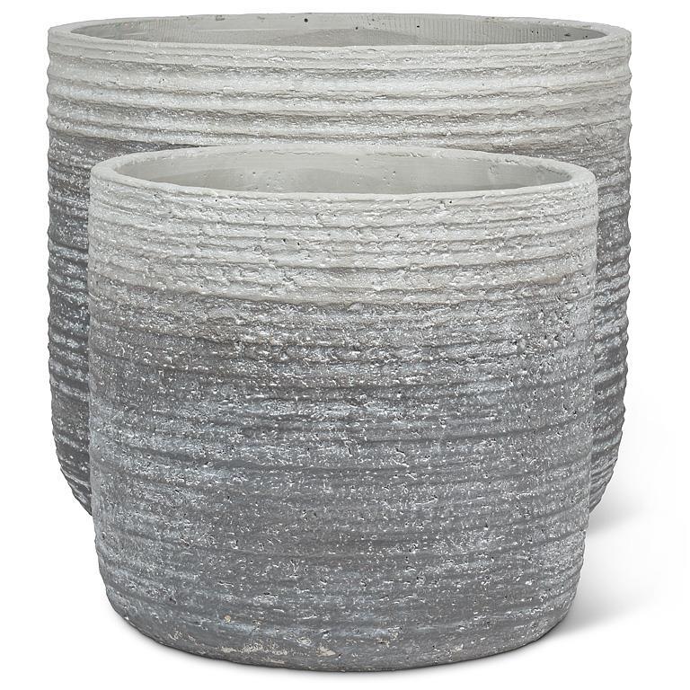 Abbott Collection AB 85 GRAYDON 19 7 In. Stoneware Classic Planter Dark Grey Large