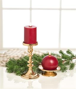 Red LED Ball Candle-4