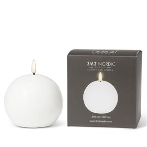 White LED Ball Candle-4