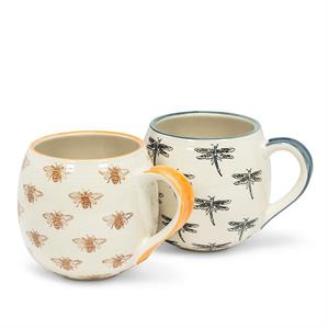 Allover Dragonfly Ball Mug-5"L(16oz)