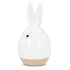 Lg Matte & Shiny Rabbit-Wht/Nat-8.5