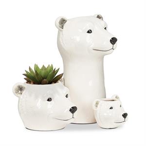 Md Polar Bear Planter-3.5