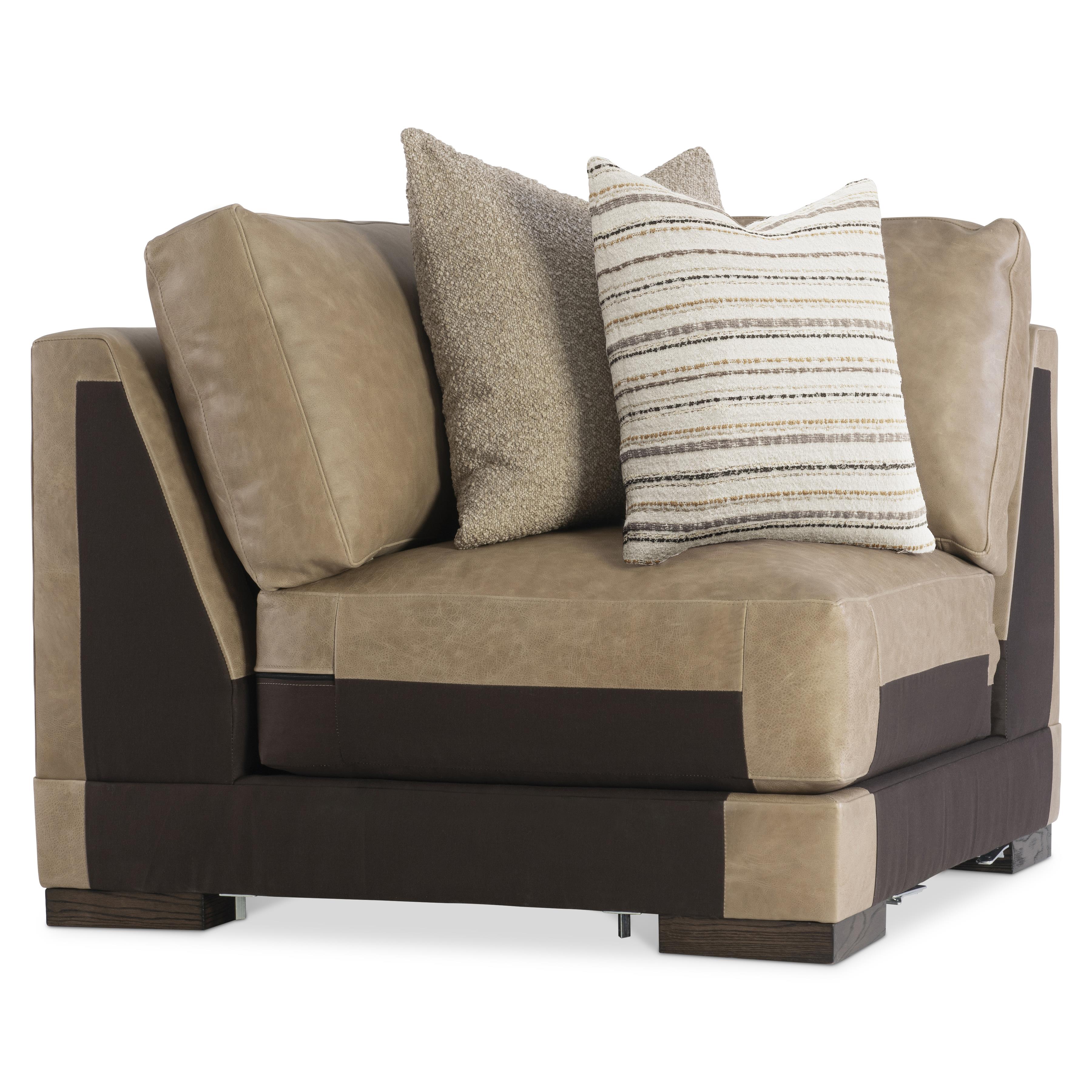 Lars Leather Corner Chair
