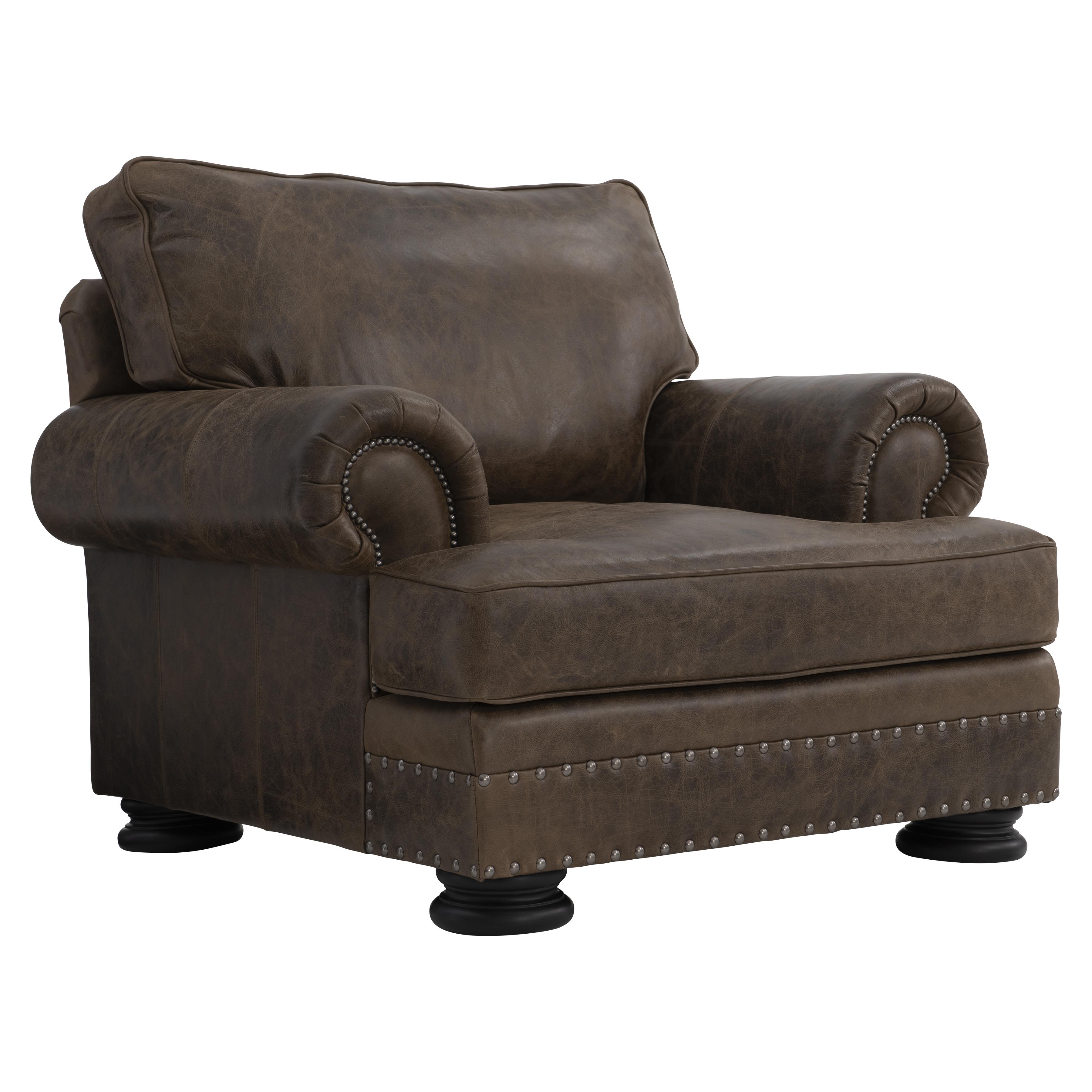 Foster Leather Chair Without Pillows