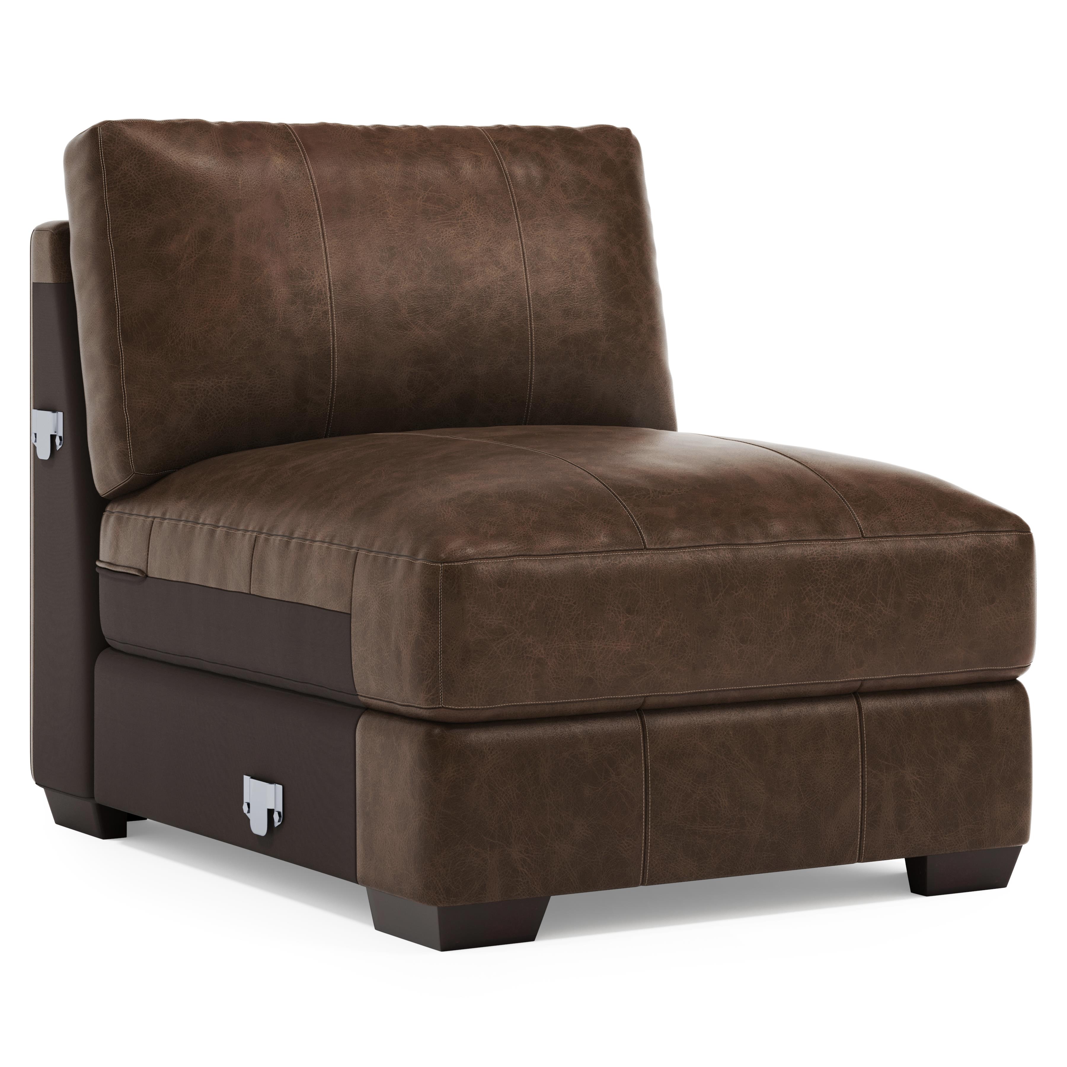 Dawkins Leather Armless Chair