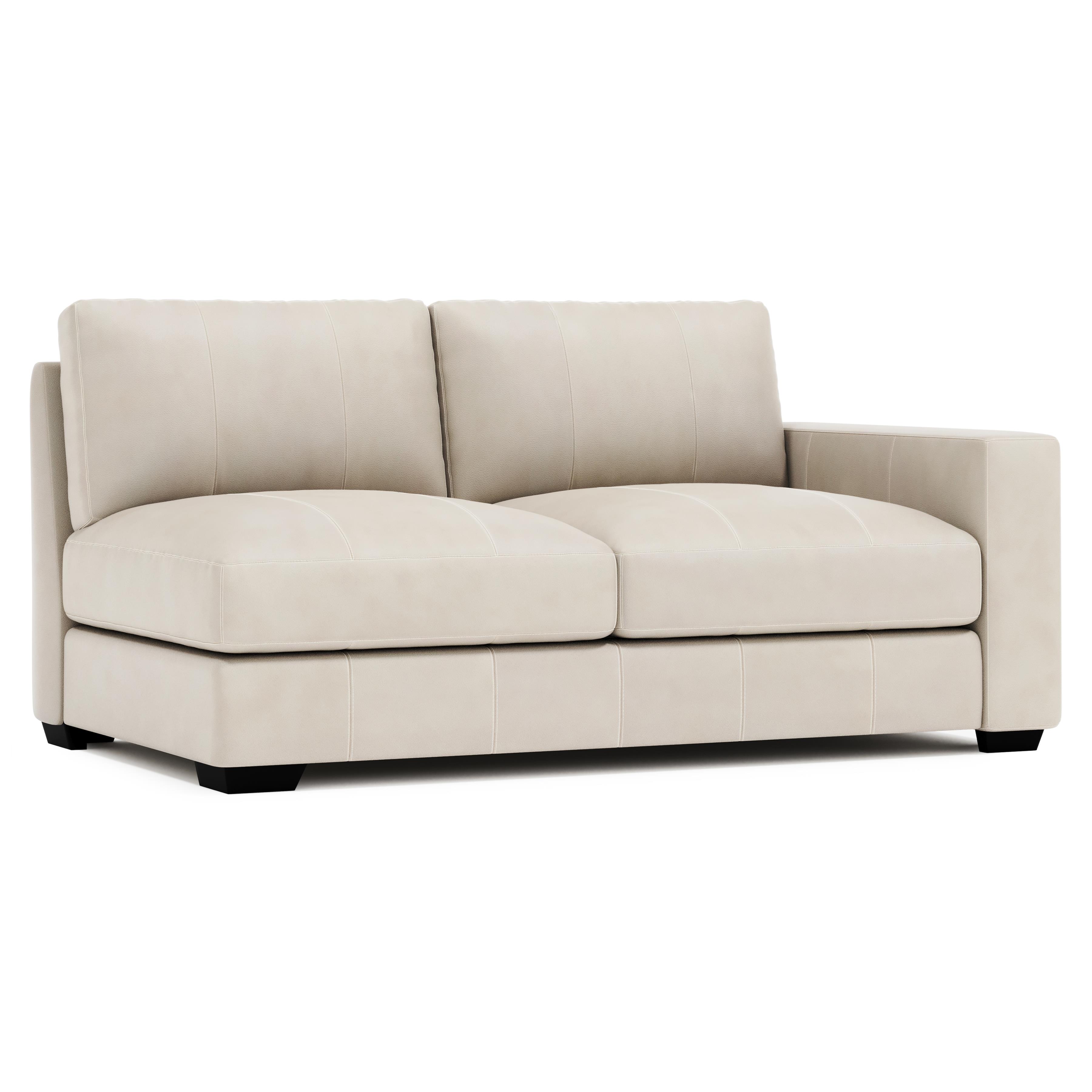 Dawkins Leather Right Arm Loveseat
