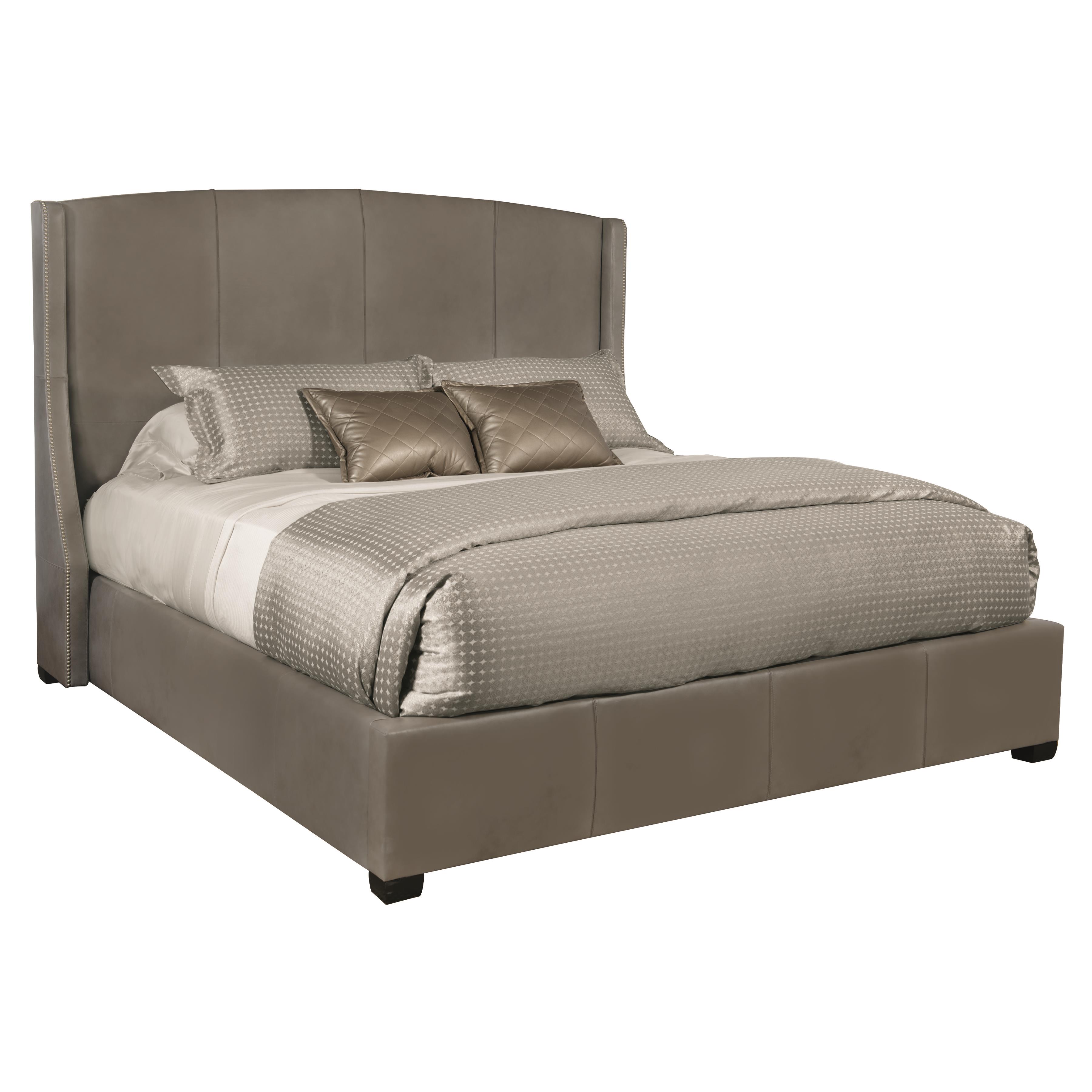 Cooper Leather Shelter Bed Queen (54