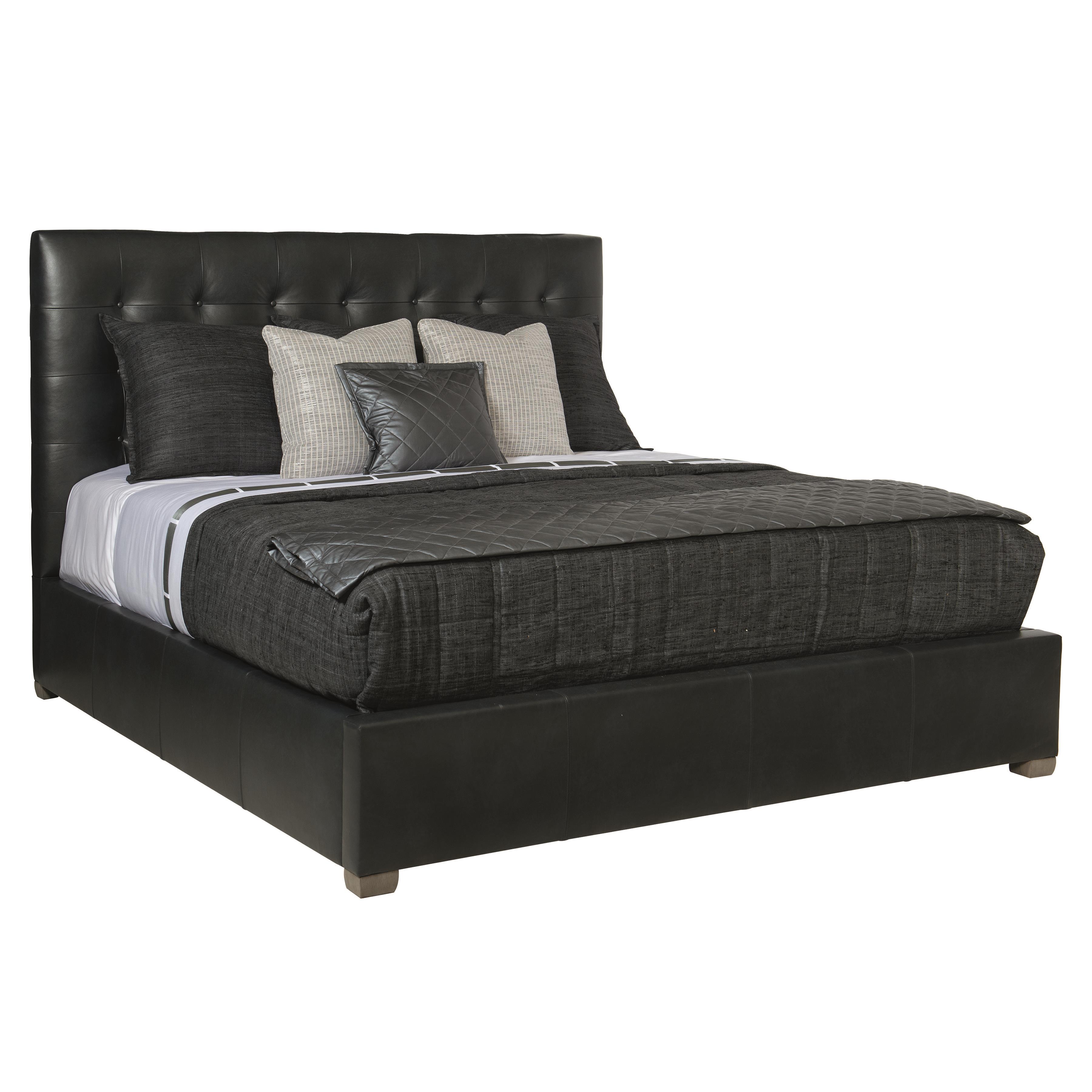 Avery Leather Panel Bed King