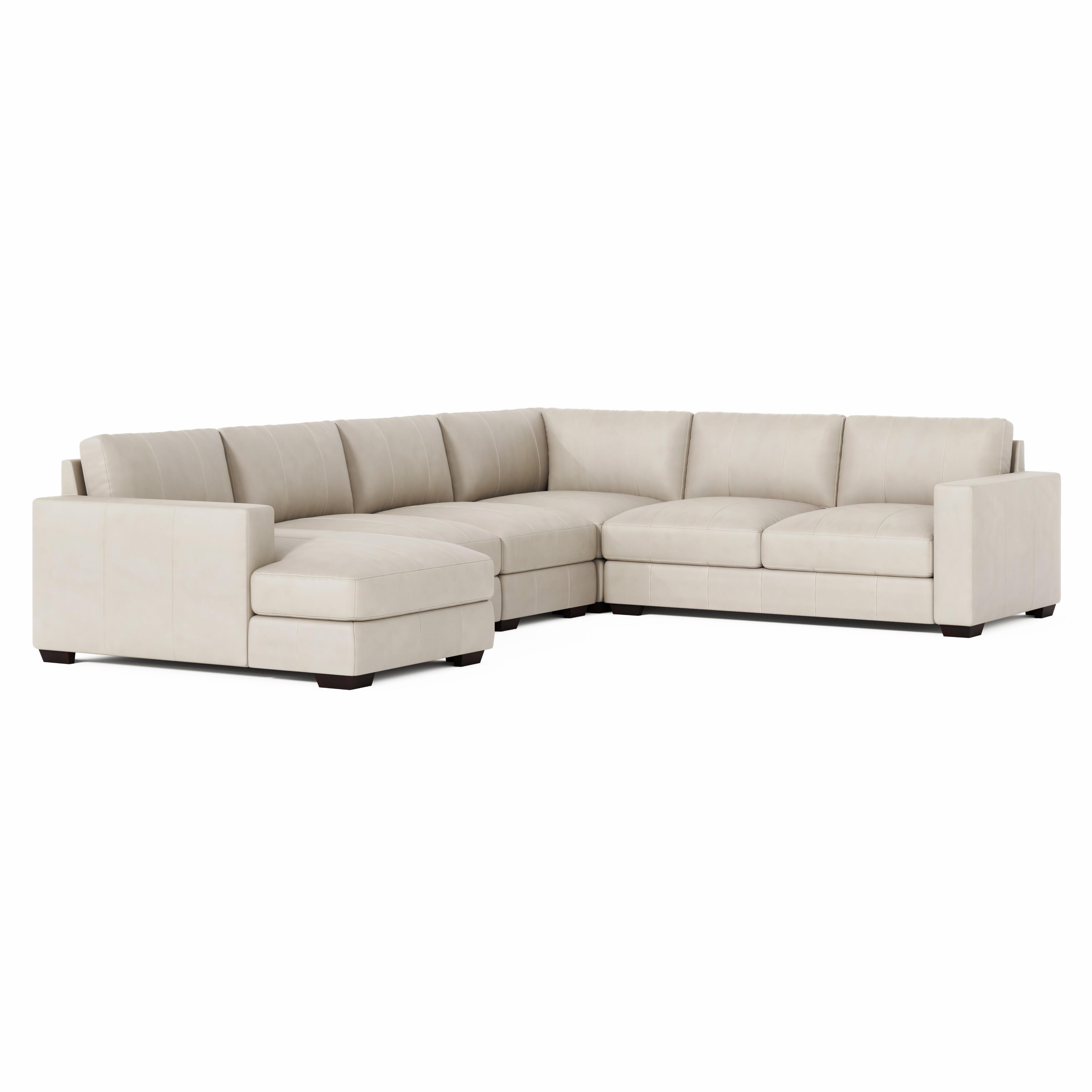 Dawkins Leather Sectional