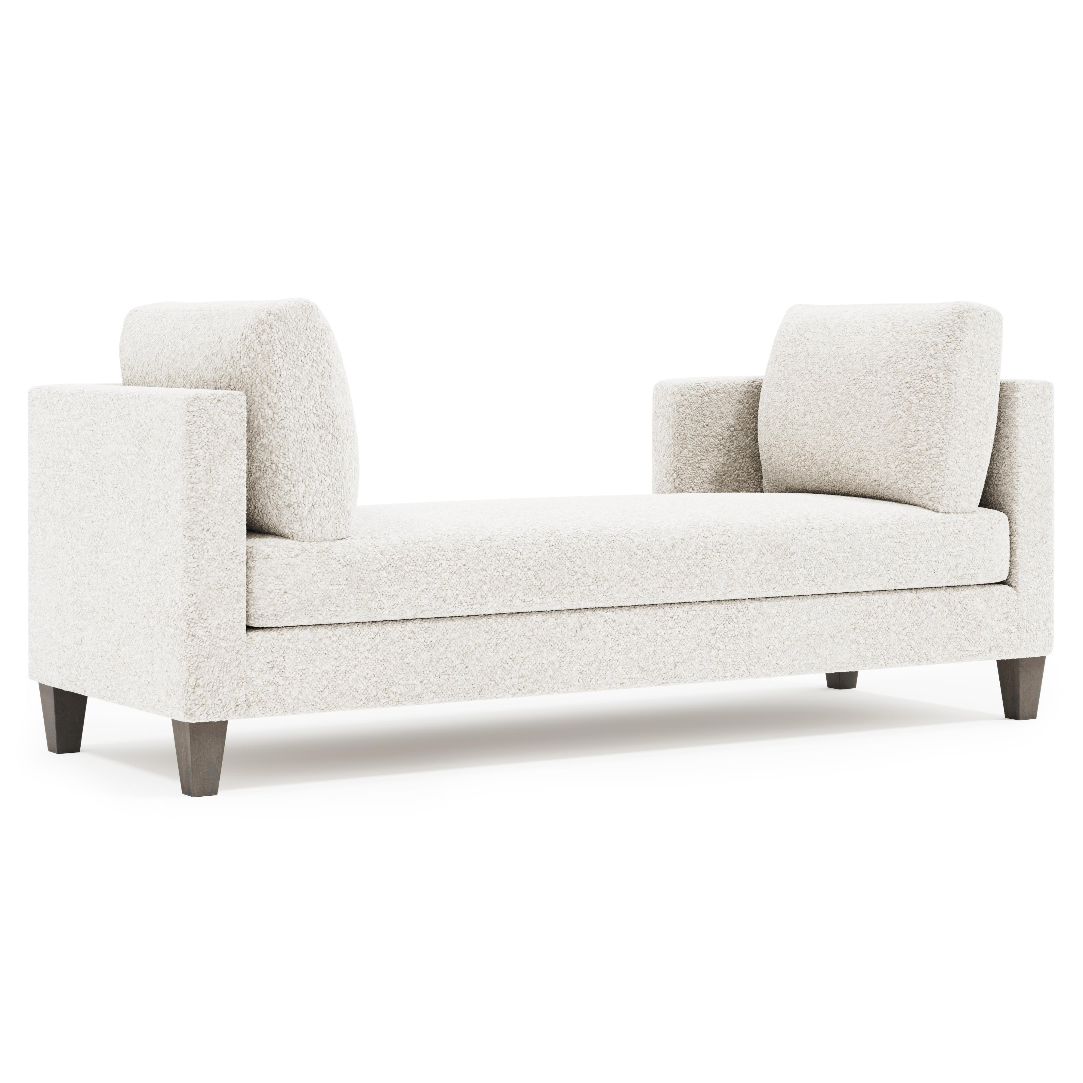 Saxon Fabric Chaise Without Pillows