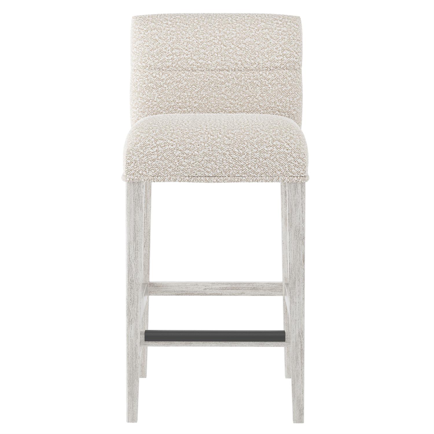 Hirsch Fabric Bar Stool
