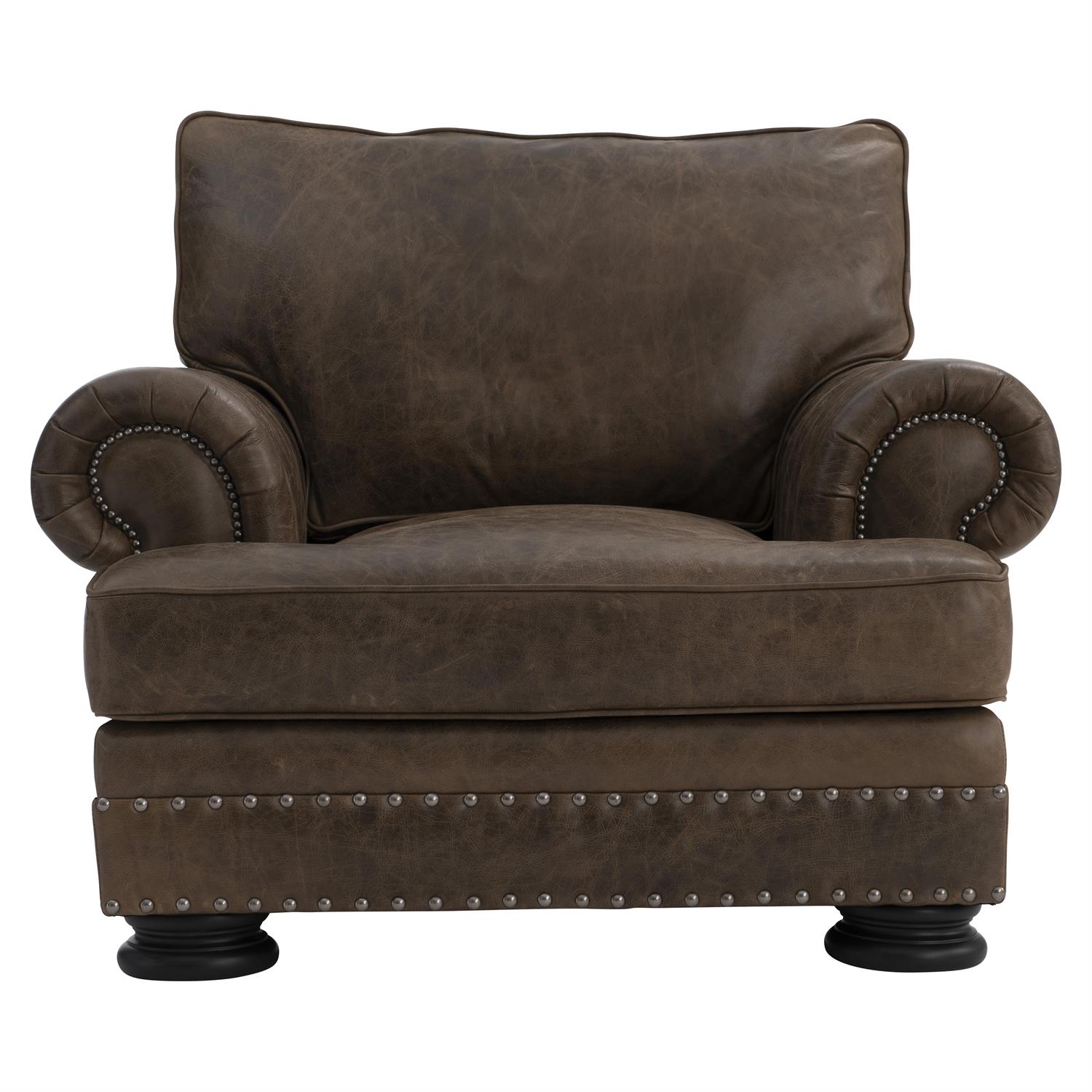 Foster Leather Chair Without Pillows