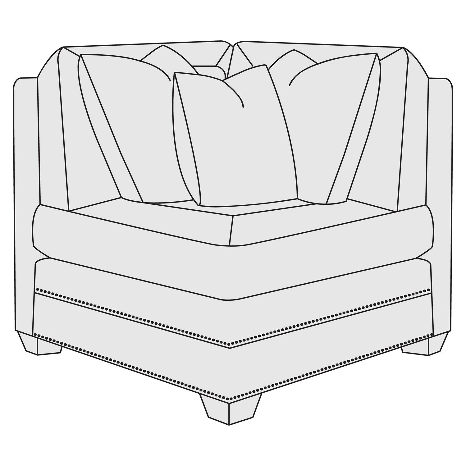 Grandview Leather Corner Chair