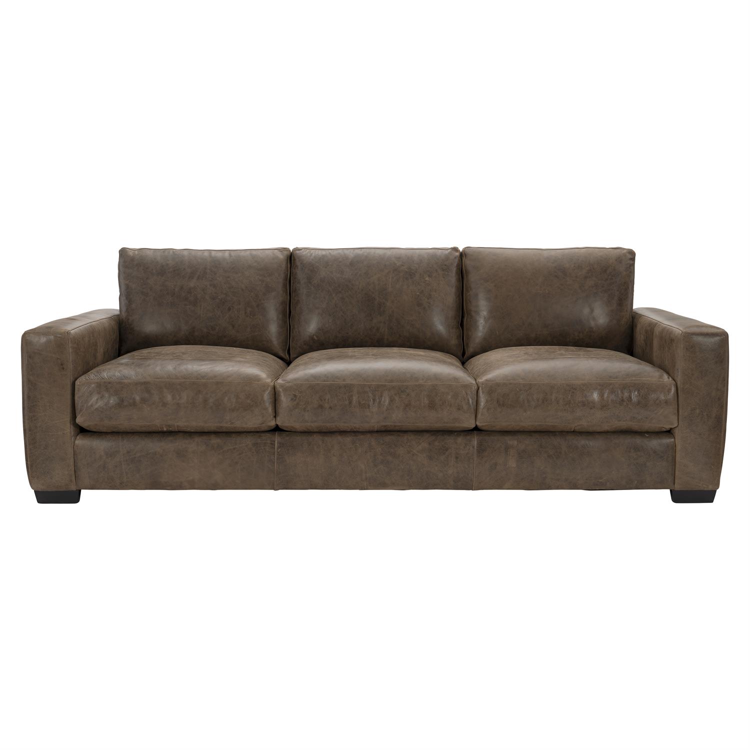 S　BERNACHON Dawkins Leather Sofa