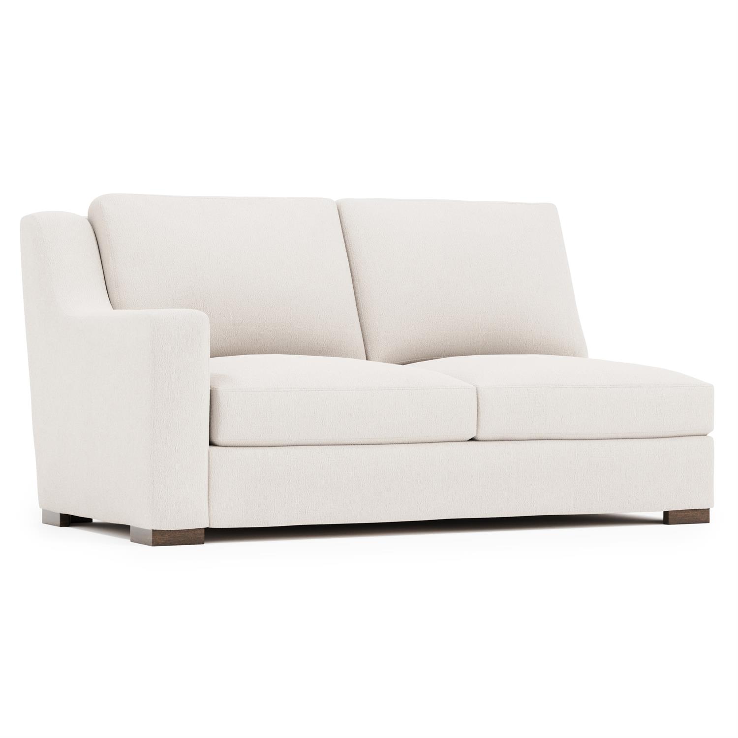 Germain Fabric Left Arm Loveseat
