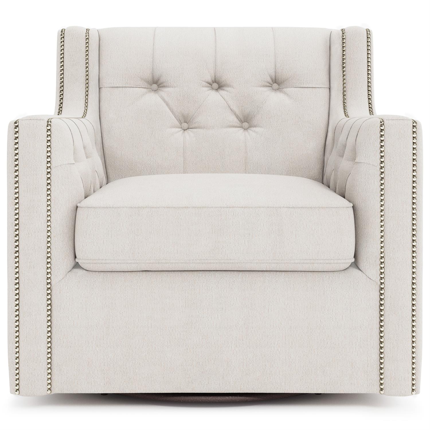 Candace Fabric Swivel Chair