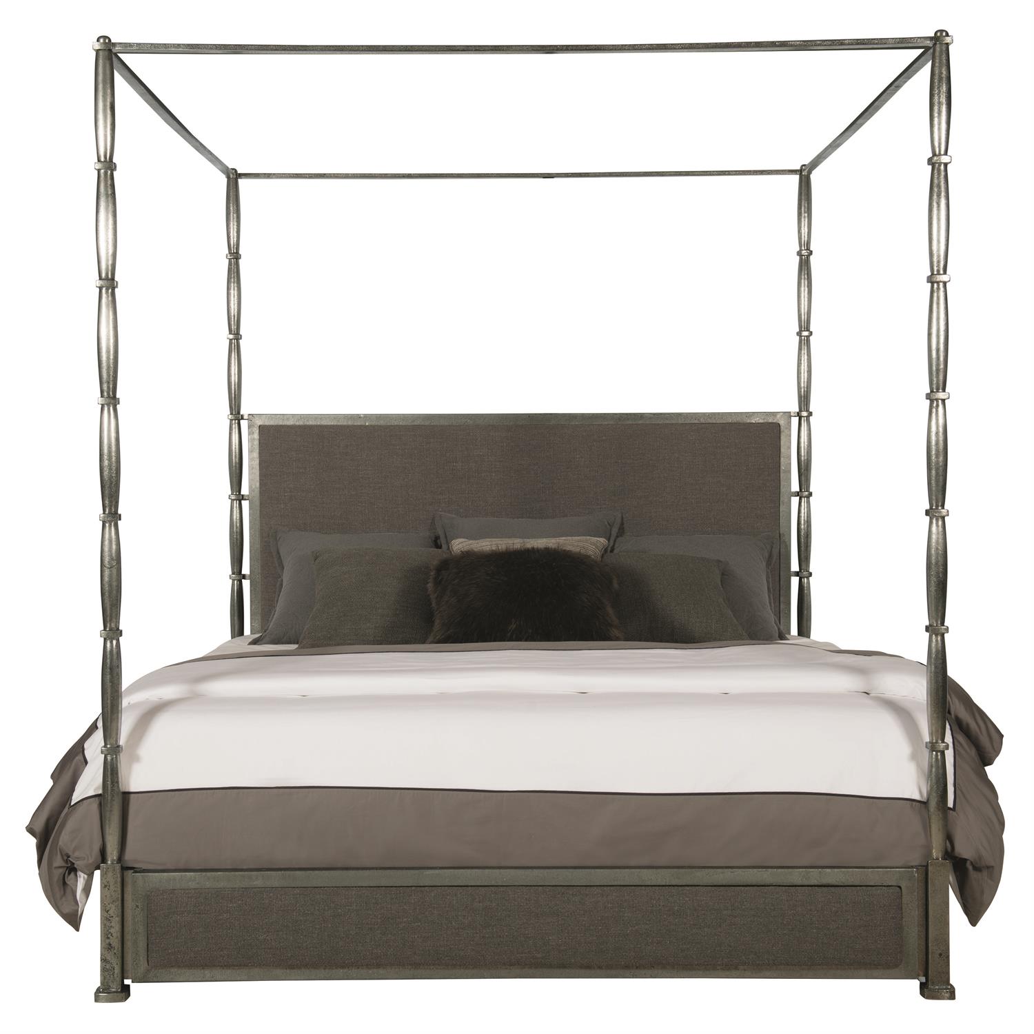 Dominic Fabric Canopy Bed King