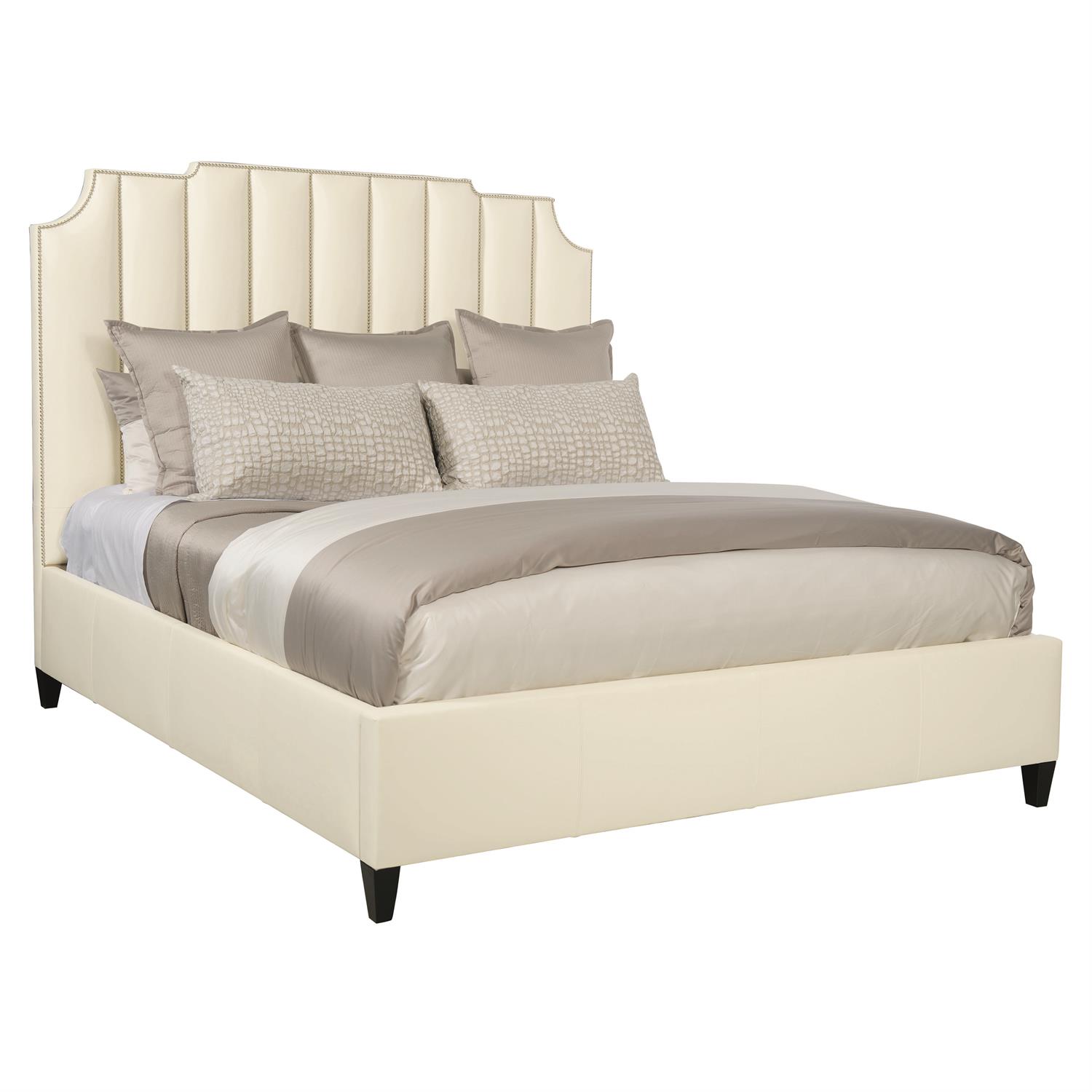 Bayonne Leather Panel Bed Queen