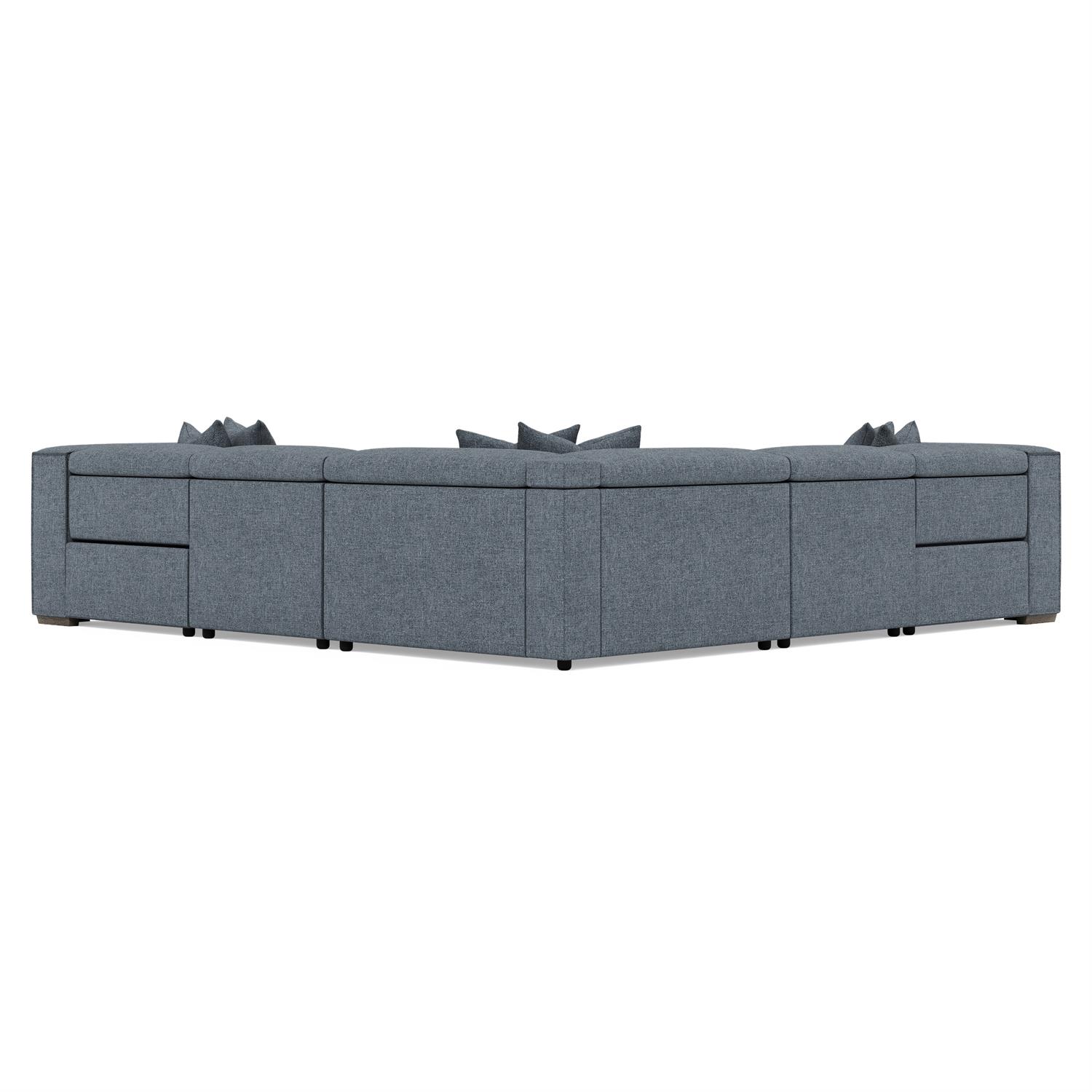 Bliss Fabric Power Motion Sectional