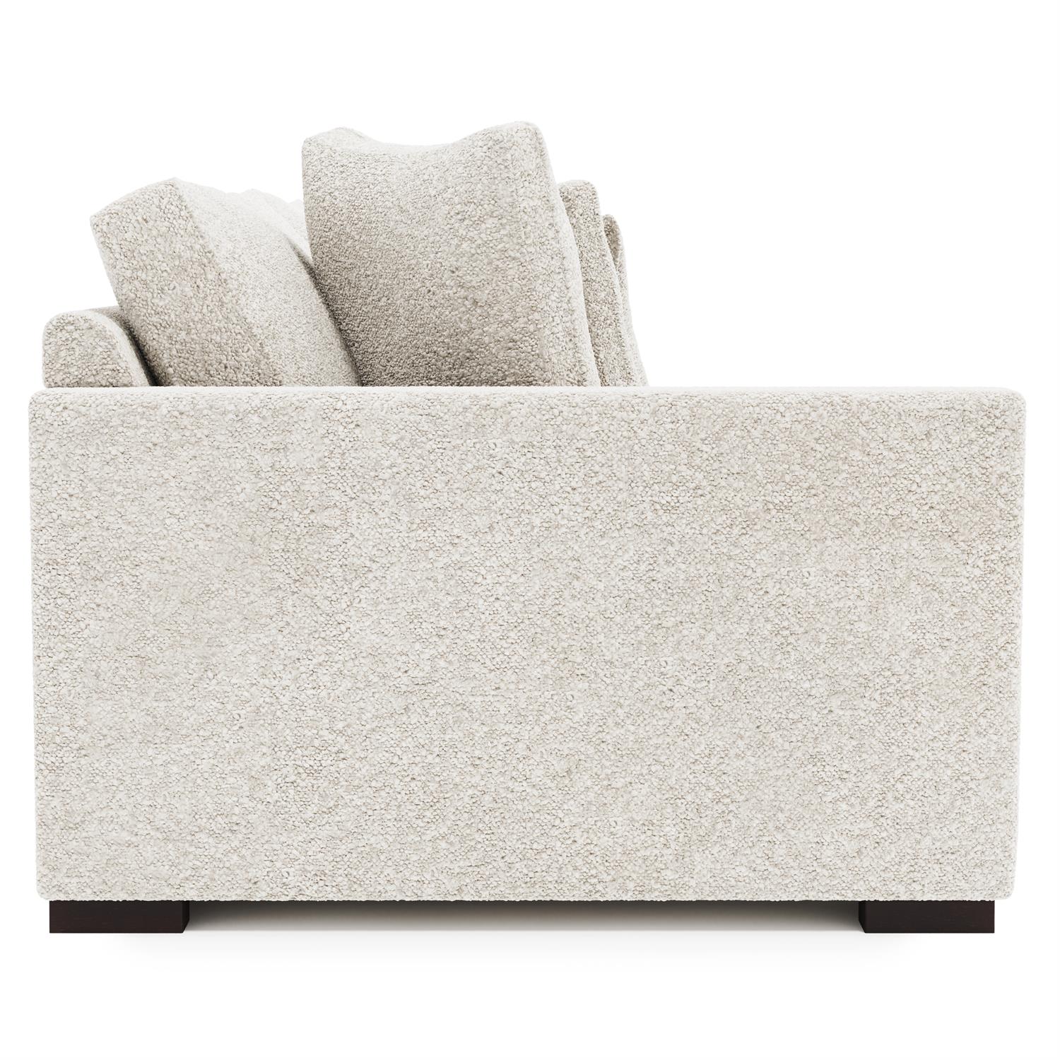 Nicolette Fabric Left Arm Loveseat