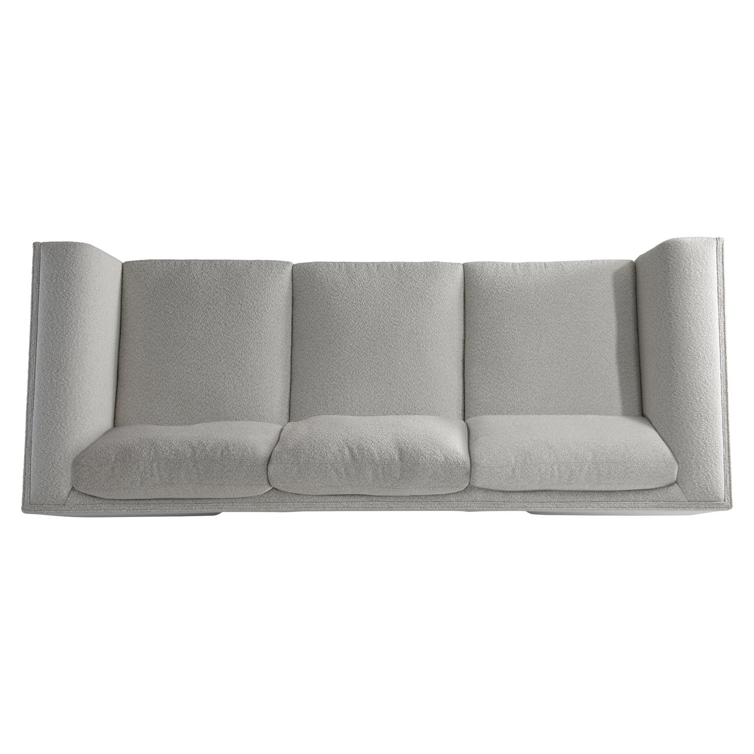 Prague Fabric Sofa Without Pillows