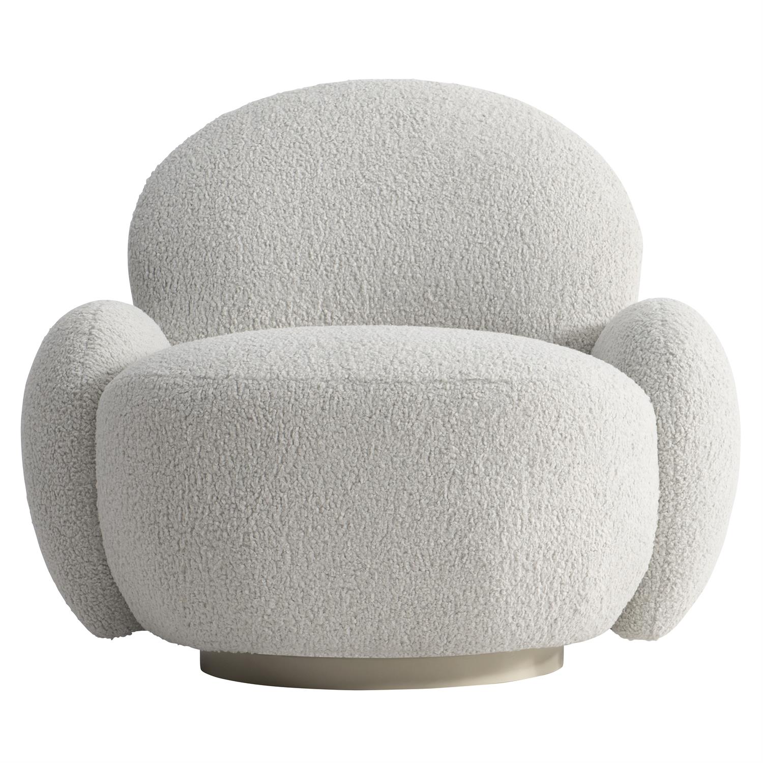 雪のchair St. Jean Fabric Swivel Chair