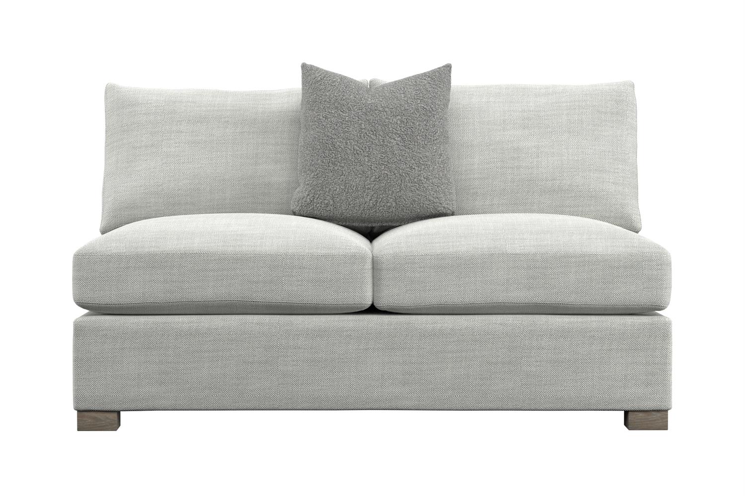Kelsey Fabric Armless Loveseat