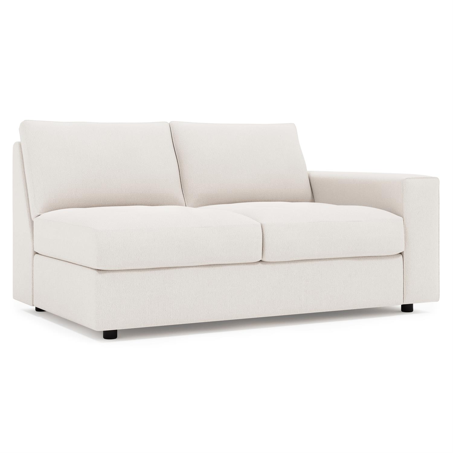 Nest Fabric Right Arm Loveseat