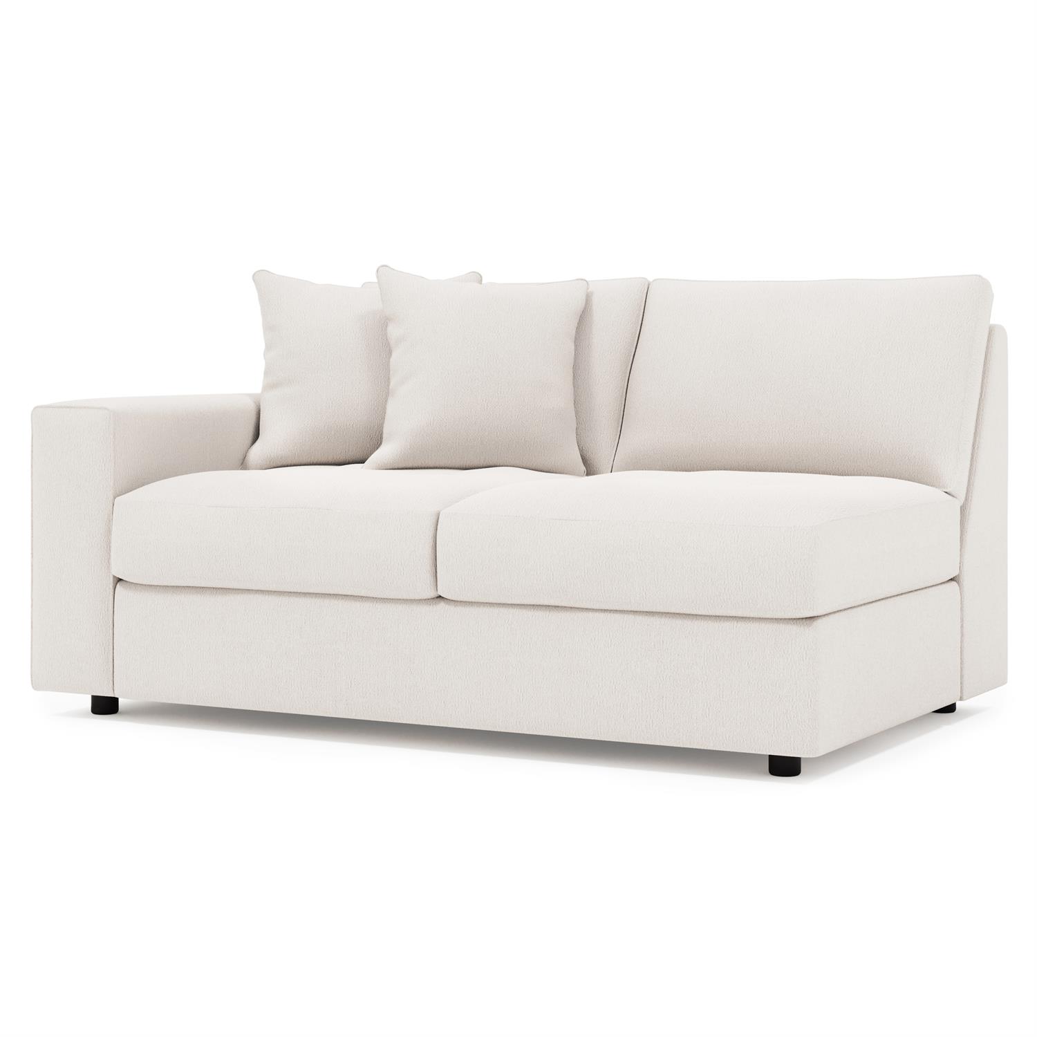 Nest Fabric Left Arm Loveseat