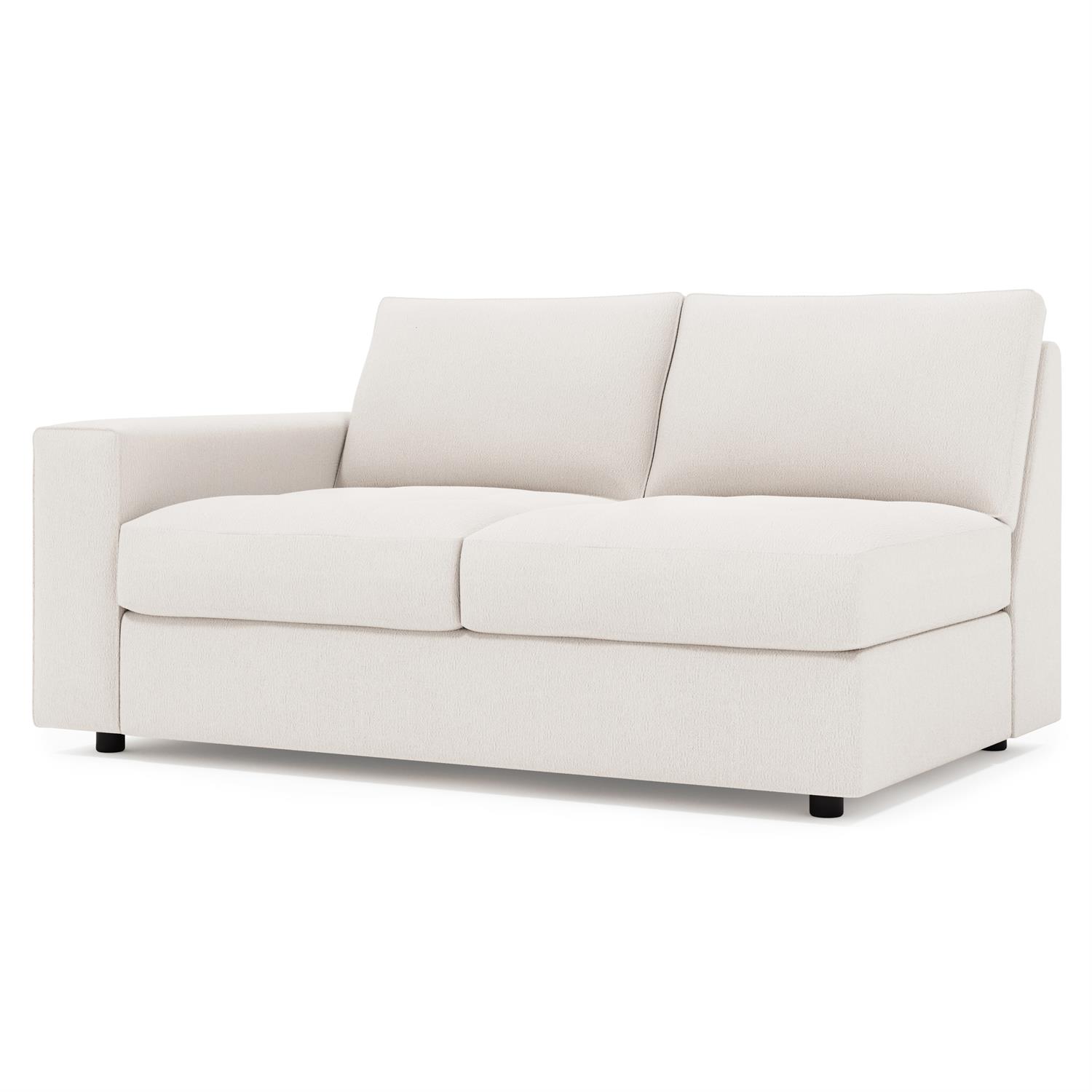 Nest Fabric Left Arm Loveseat