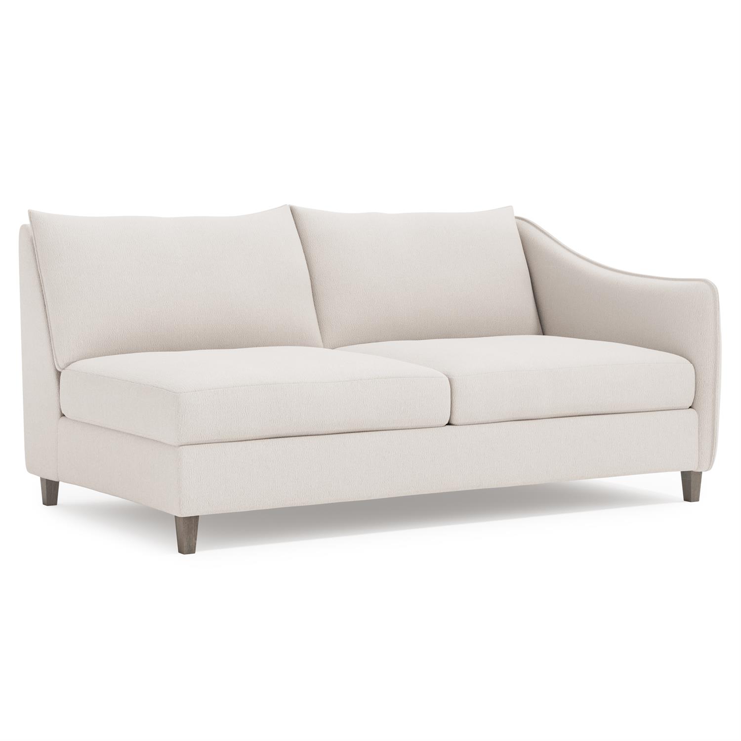 Joli Fabric Right Arm Loveseat