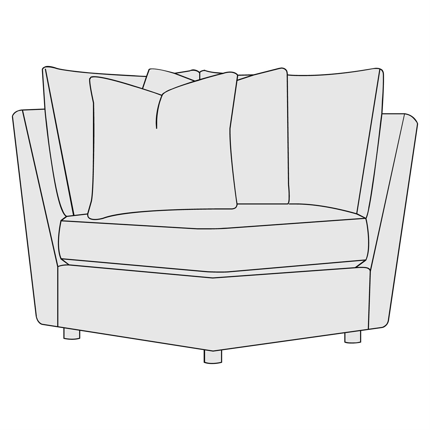 Sanctuary Fabric Corner Chair