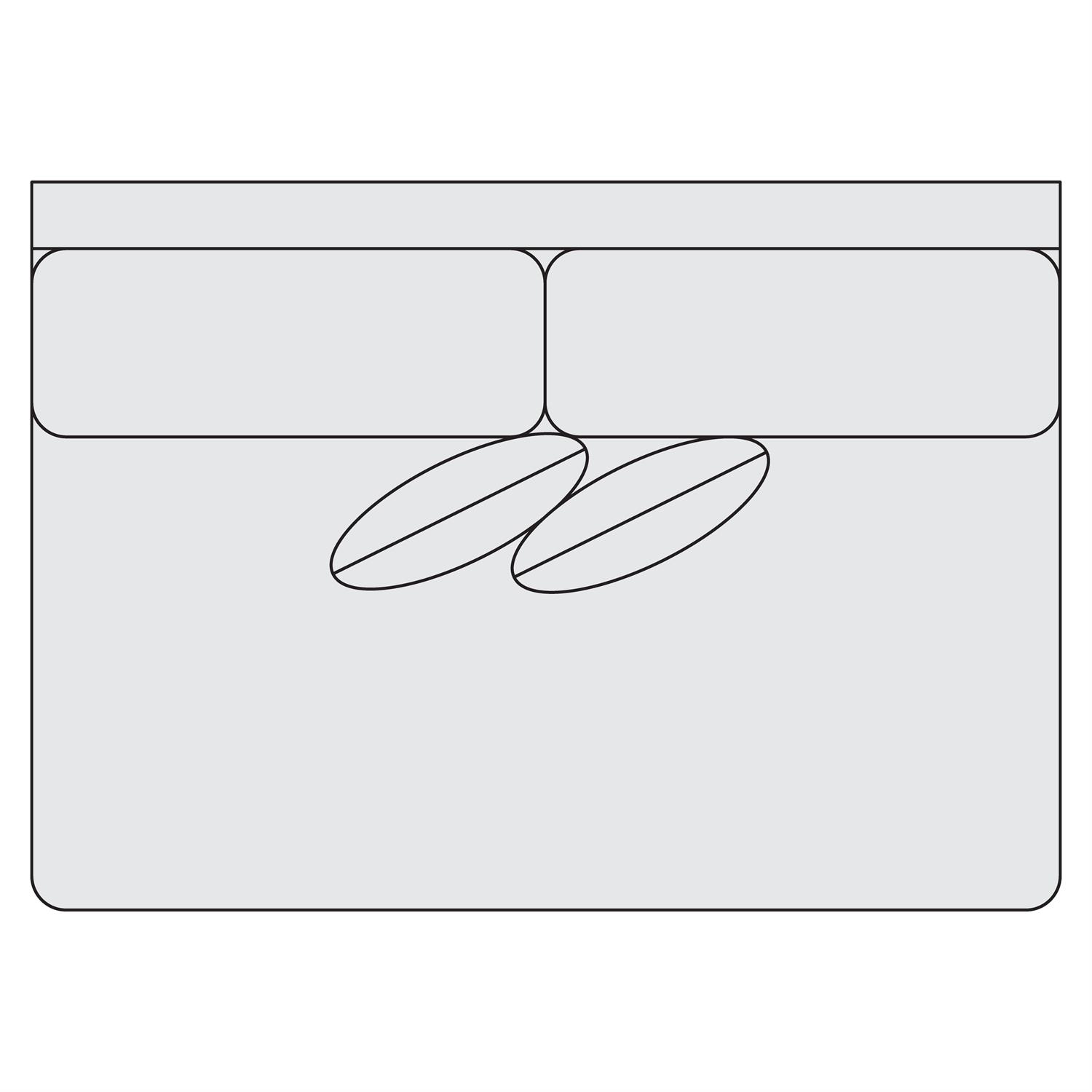 Fabric Armless Loveseat