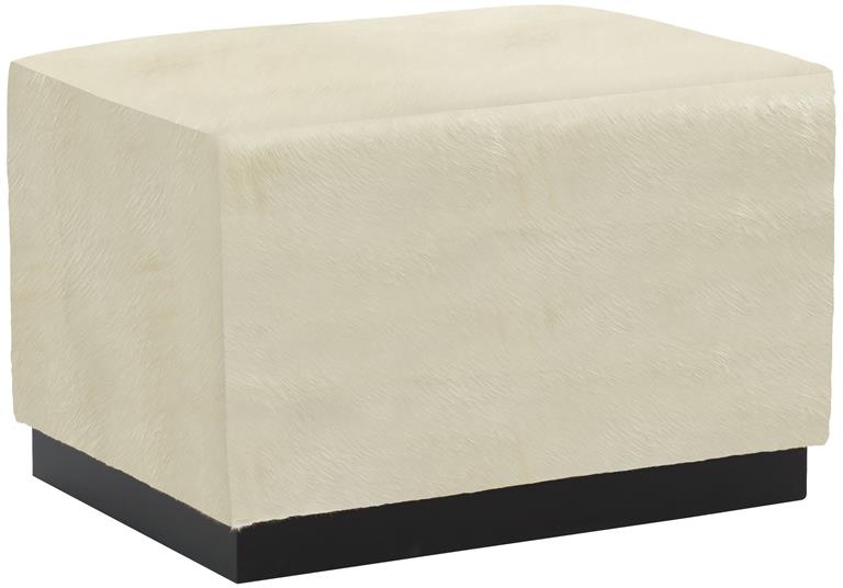 Merino Leather Ottoman