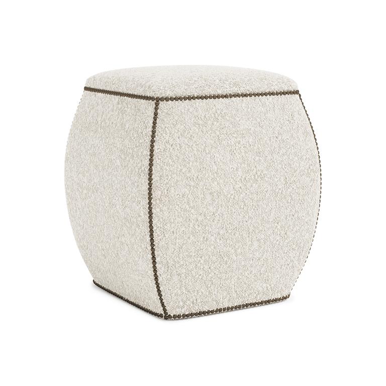 Delta Fabric Ottoman