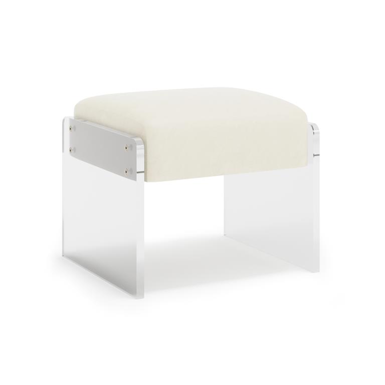 Jasper Leather Ottoman