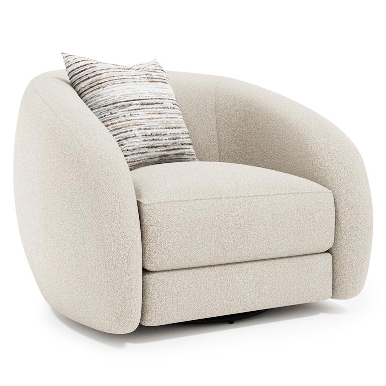 Austen Fabric Swivel Chair