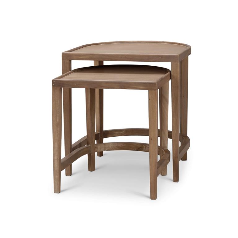 Normandy Nesting Tables Set of 2 in Sandbar
