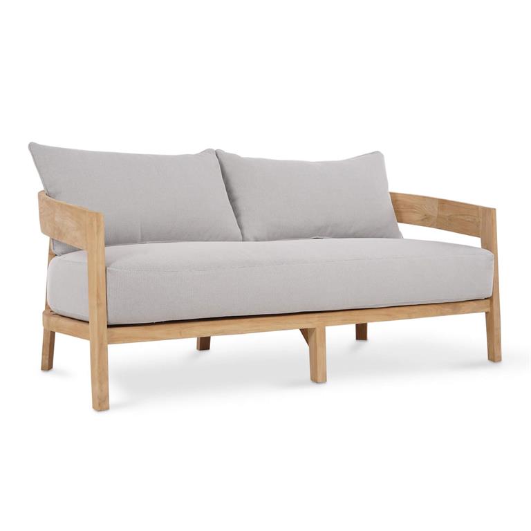Raleigh 2 Seater w/ Seat & Back Cushions - Outdoor Teak
