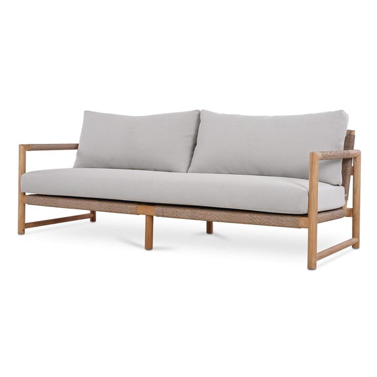 Jackson 3 Seater w/ Seat & Back Cushions - Outdoor Teak