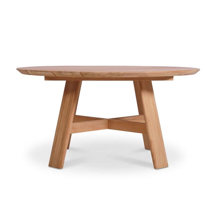 Sienna Round Dining Table 59" - Outdoor Teak