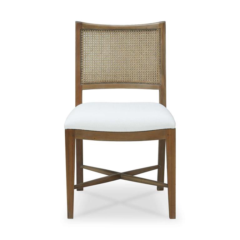 Dulwich Dining Chair in Straw Wash w/ Arctic White Performance Fabric