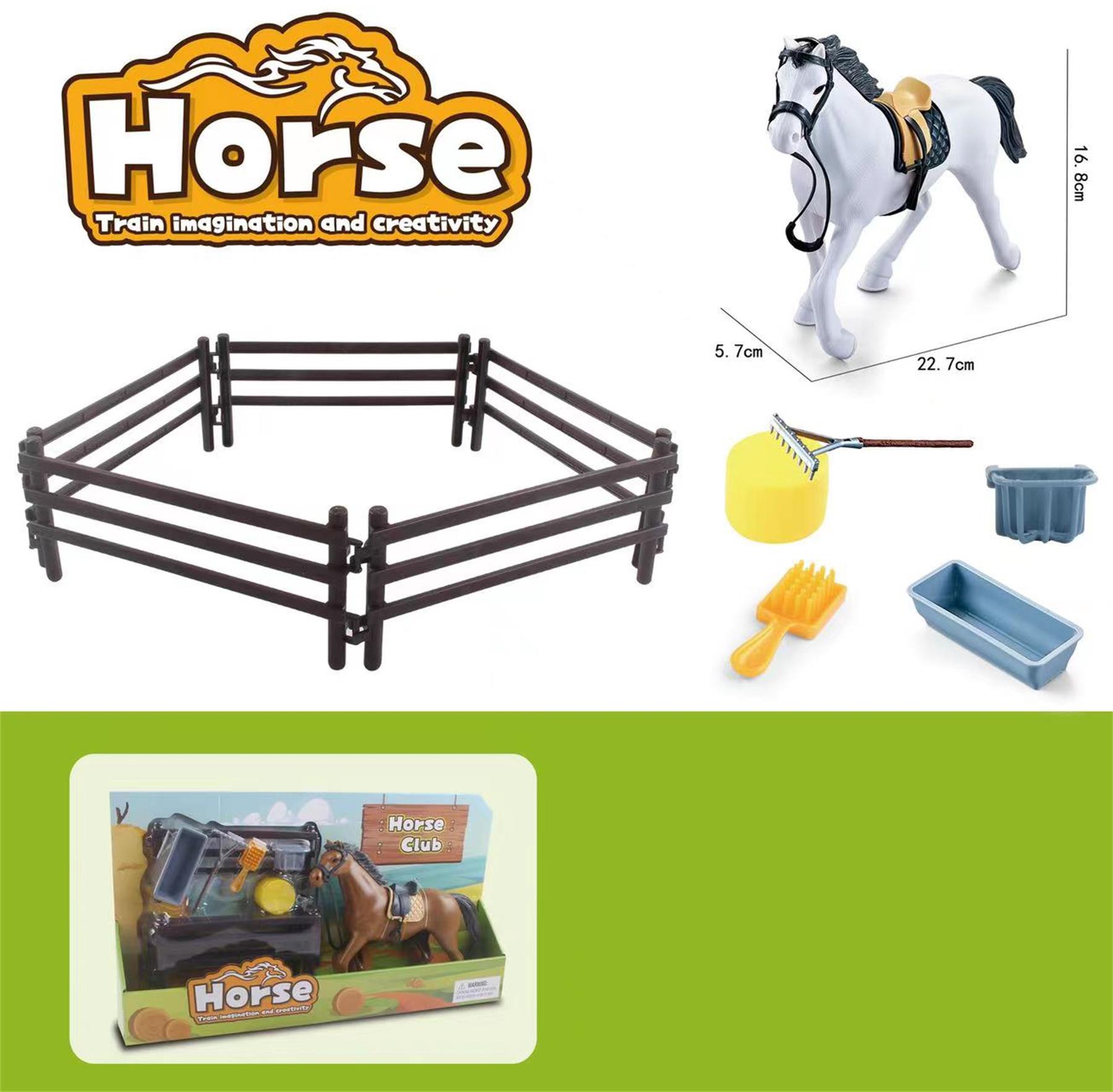 Horse Ranch Playset, 2 Asst., wbx