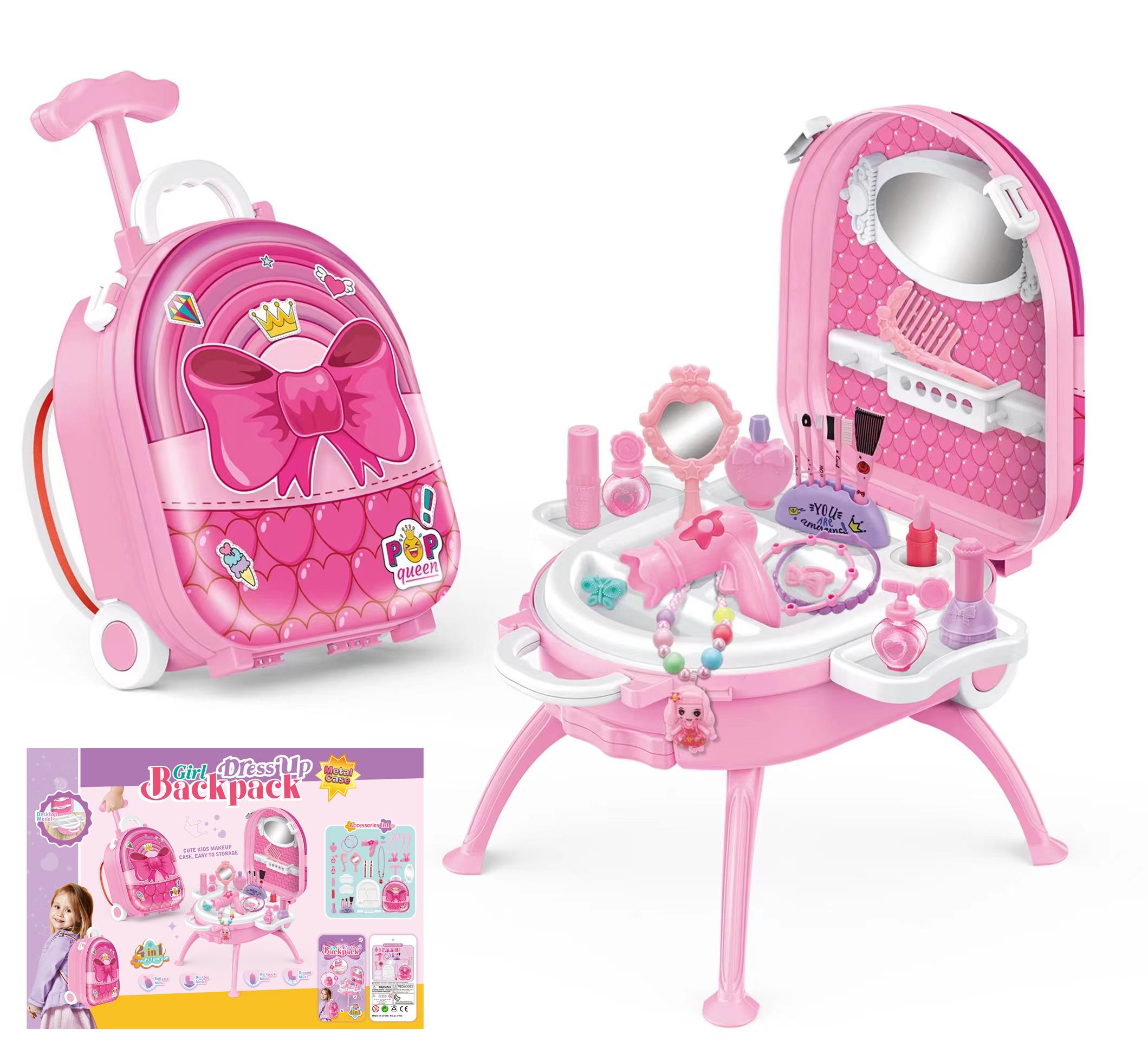 Beauty Playset in backpack case Beauty Playset in backpack case