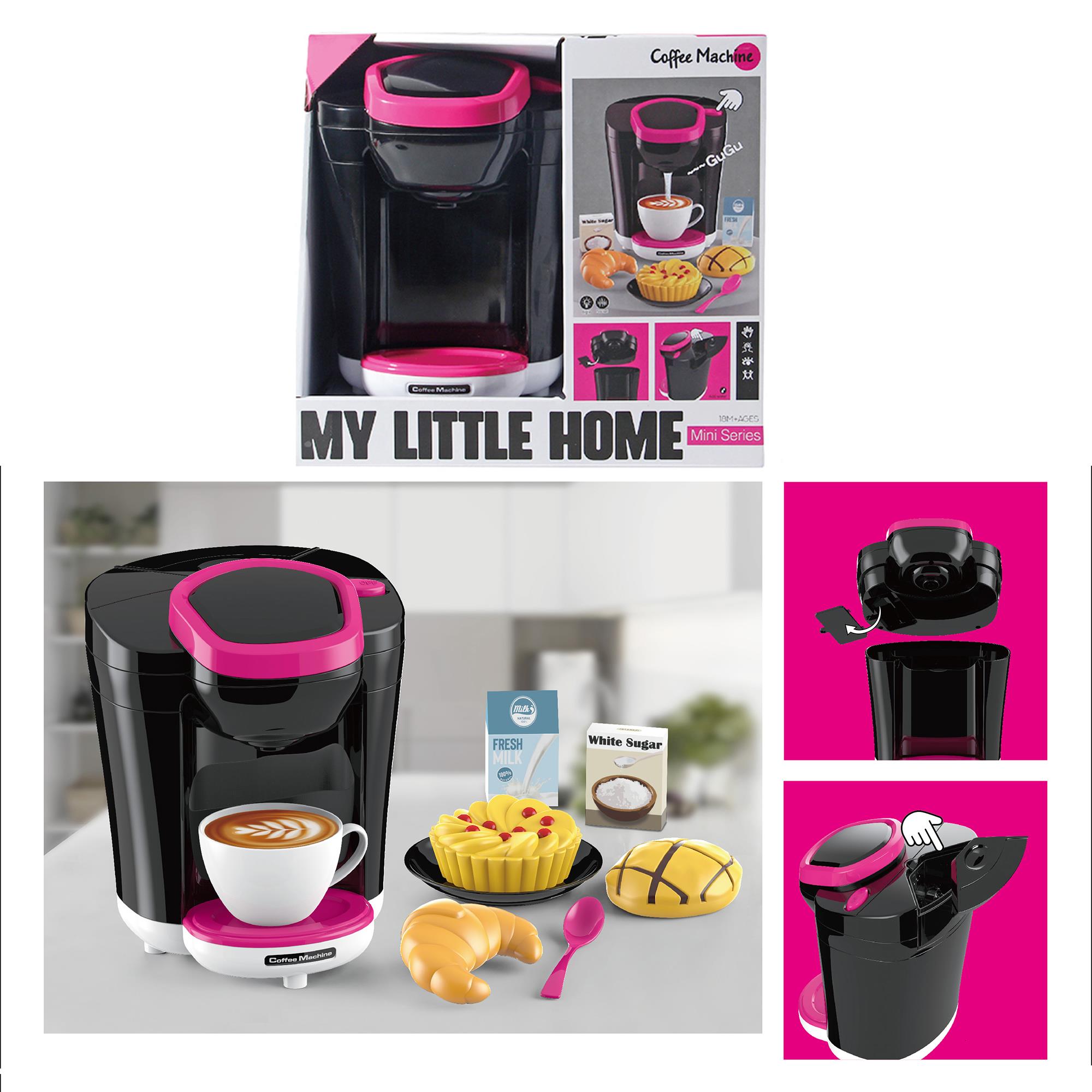 Battery Operated Coffee Machine Playset w/light &Sound, wbx
