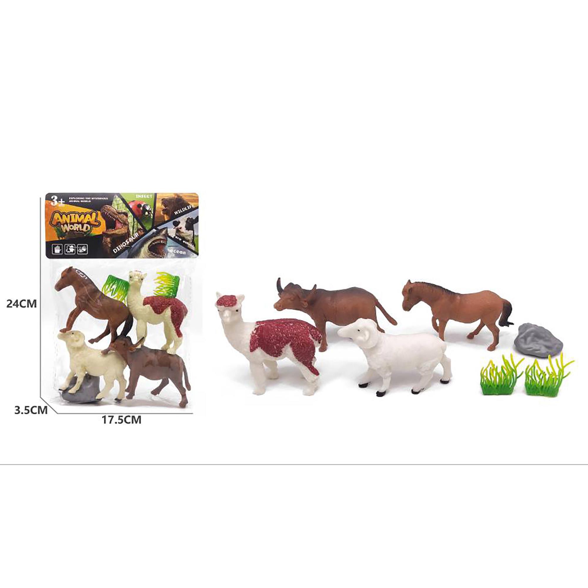 Figurines PVC Madagascar - Lot De 4 Pièces - Animaux - Neuf - Jouet Action Pour Enfants à Partir De 3 Ans