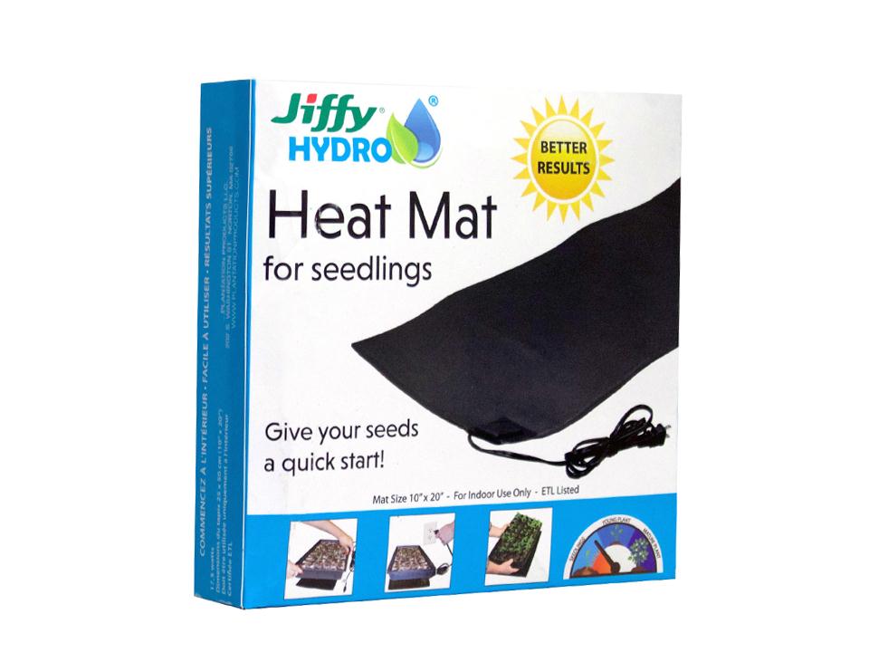 Jiffy HYDRO 10"x20" Heat Mat for Seedings, colour box