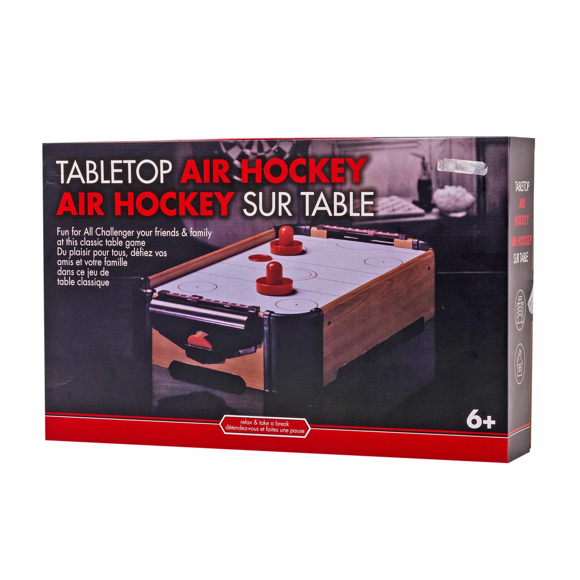 Tabletop Air Hockey Game, 20x12.5x3.85", colour box