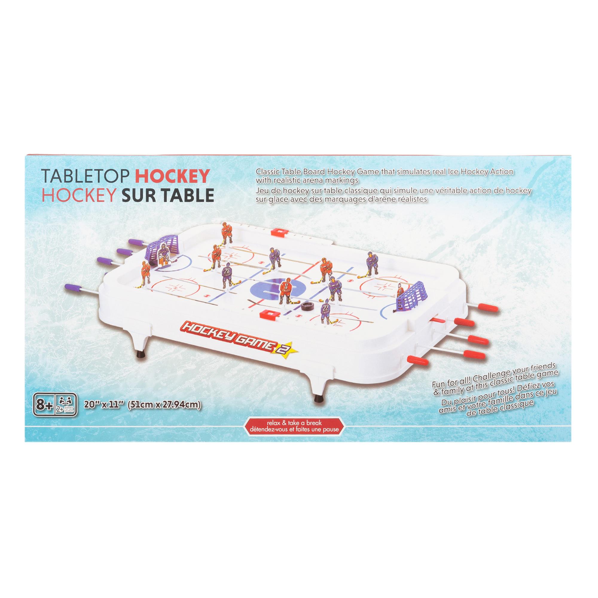 Tabletop Hockey Game Set, 22"x11.5" , colour box